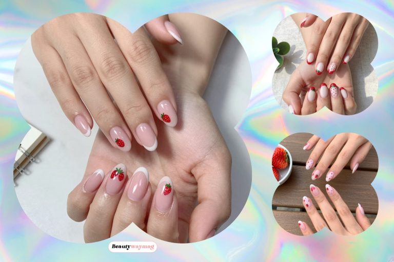 Strawberry Nail Designs That Are Cute and Sweet