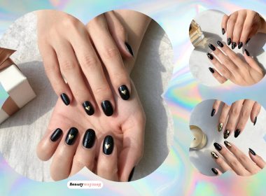 Black and Gold Birthday Nails That Steal the Spotlight