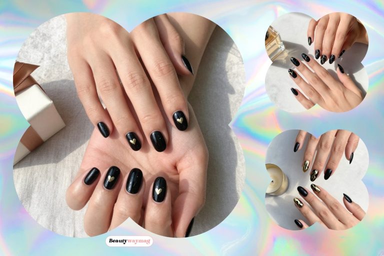 Black and Gold Birthday Nails That Steal the Spotlight