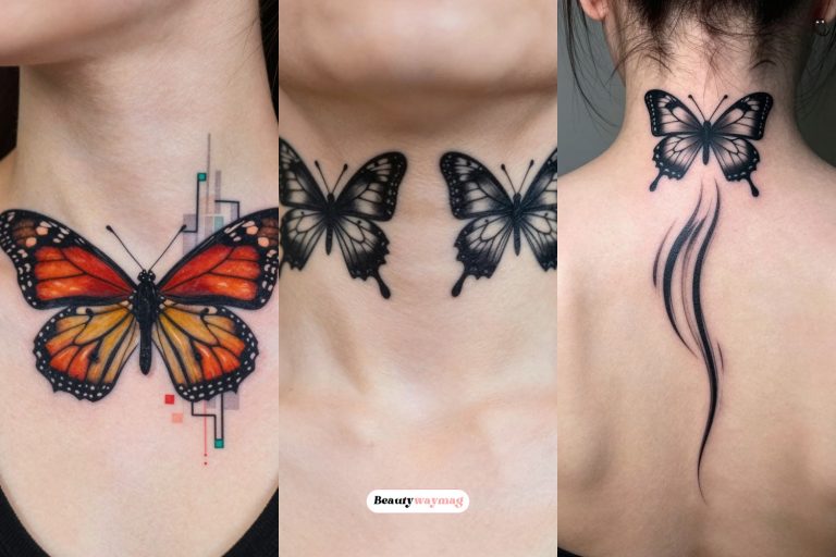 Butterfly Neck Tattoo Ideas That Feel Bold