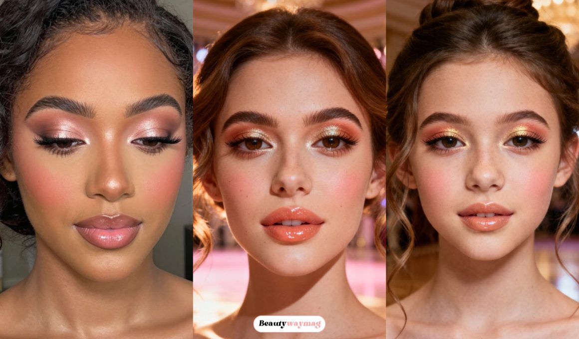Classy Soft Glam Prom Makeup Ideas