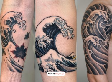 Clean Japanese Wave Tattoo Ideas