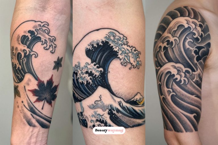 Clean Japanese Wave Tattoo Ideas