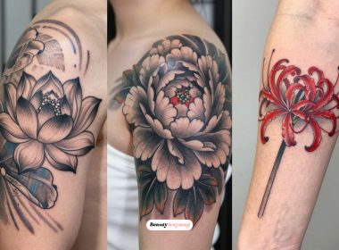 Cute & Bold Japanese Flower Tattoo Ideas