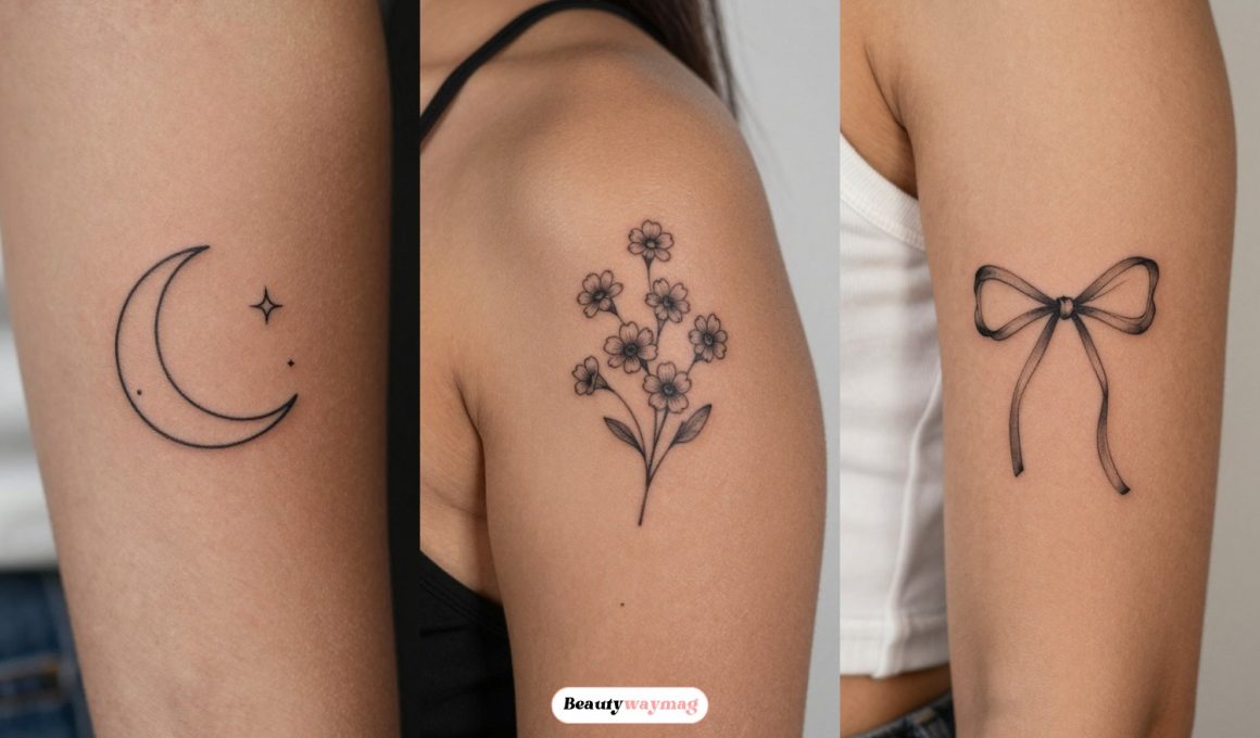 Cute Upper Arm Tattoo Ideas for Black Women