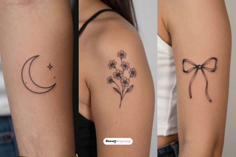 Cute Upper Arm Tattoo Ideas for Black Women