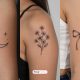 Cute Upper Arm Tattoo Ideas for Black Women