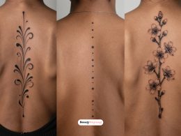 Elegant Spine Tattoo Ideas for Black Women