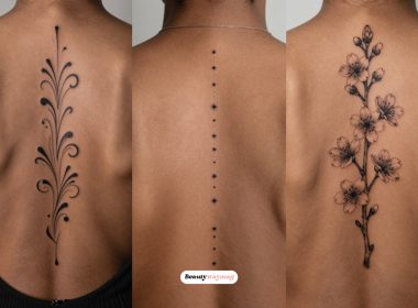 Elegant Spine Tattoo Ideas for Black Women