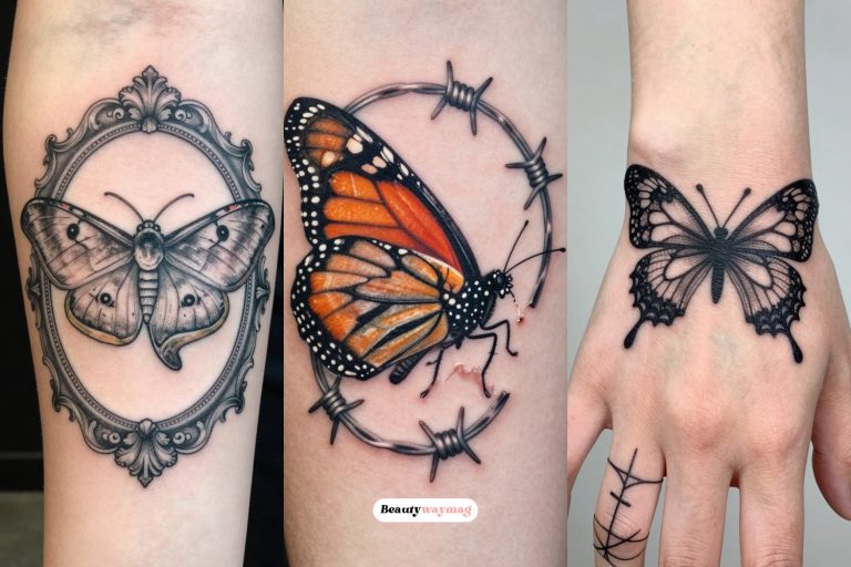 Gothic Butterfly Tattoo Ideas with Edge