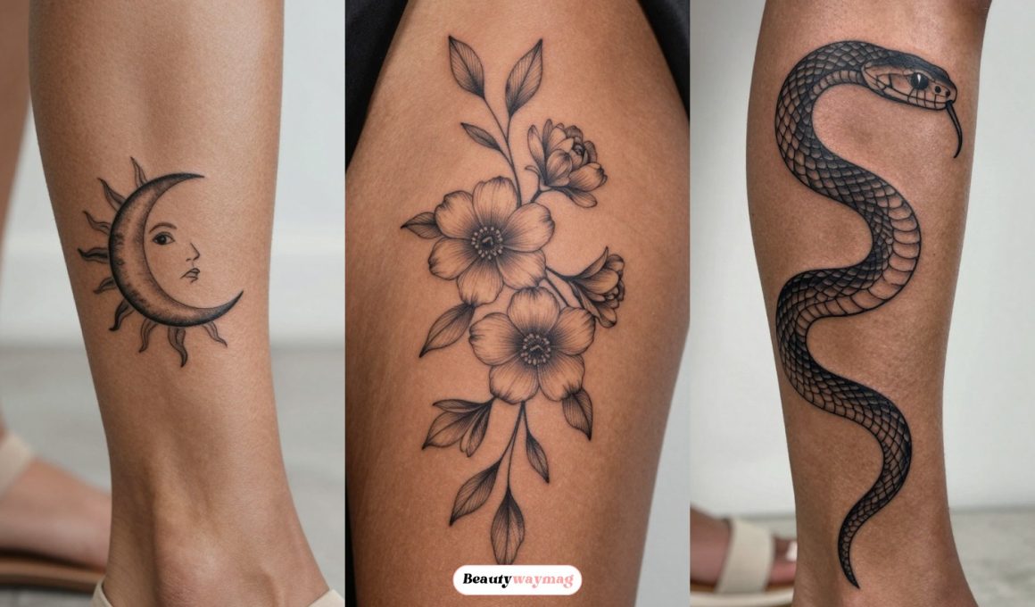 Leg Tattoo Ideas for Black Women That Stand Out