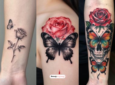 Rose and Butterfly Tattoo Ideas