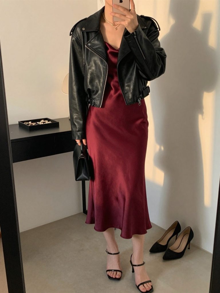 Chic Leather Jacket Outfits For Women