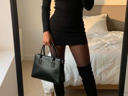 Classic Black Skirt Outfit Ideas