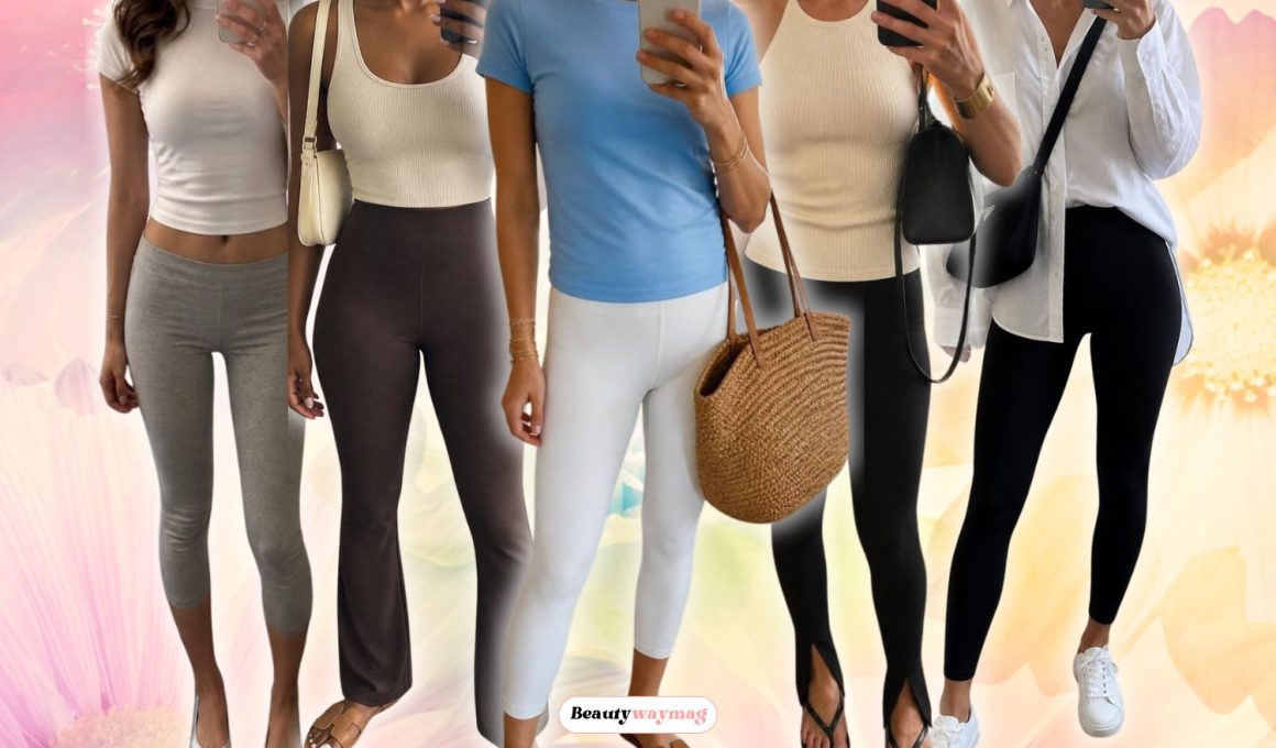 Most Beautiful Summer Leggings Outfits