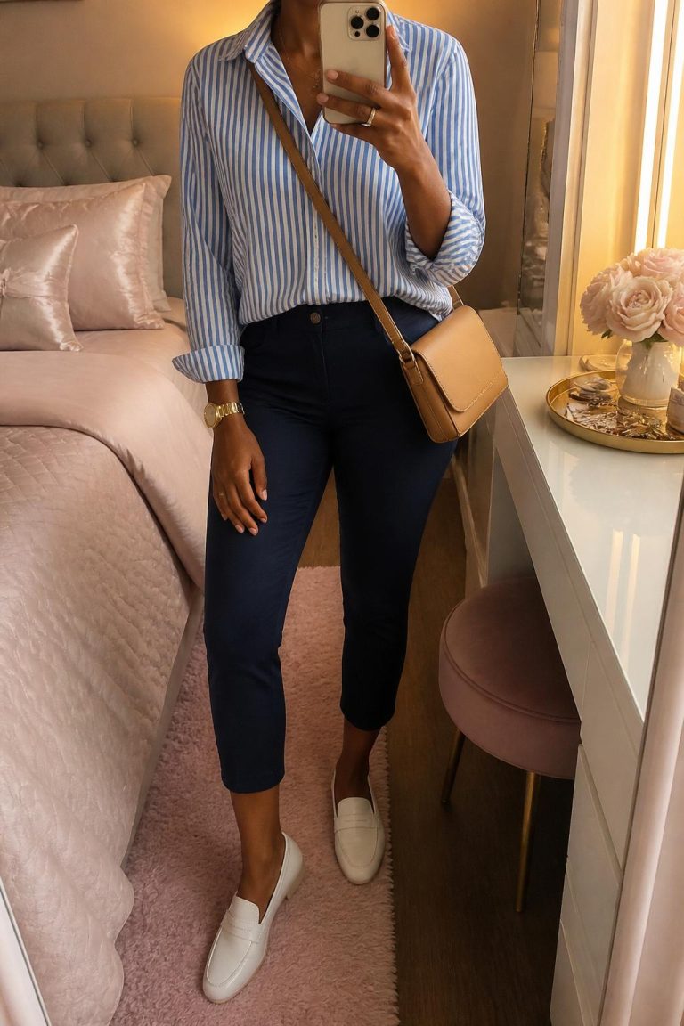 Classy Summer Capri Pants Outfits