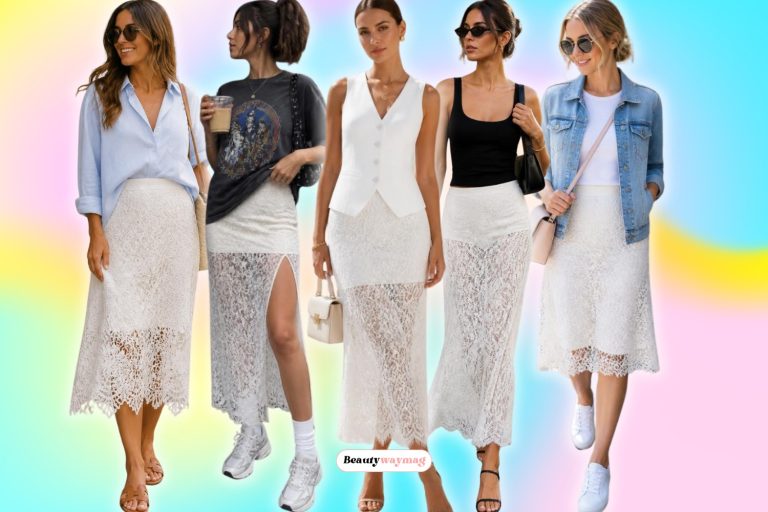 Stunning White Lace Skirt Outfit Ideas You'll Love