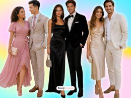 Lovely Matching Couple Wedding Guest Outfits