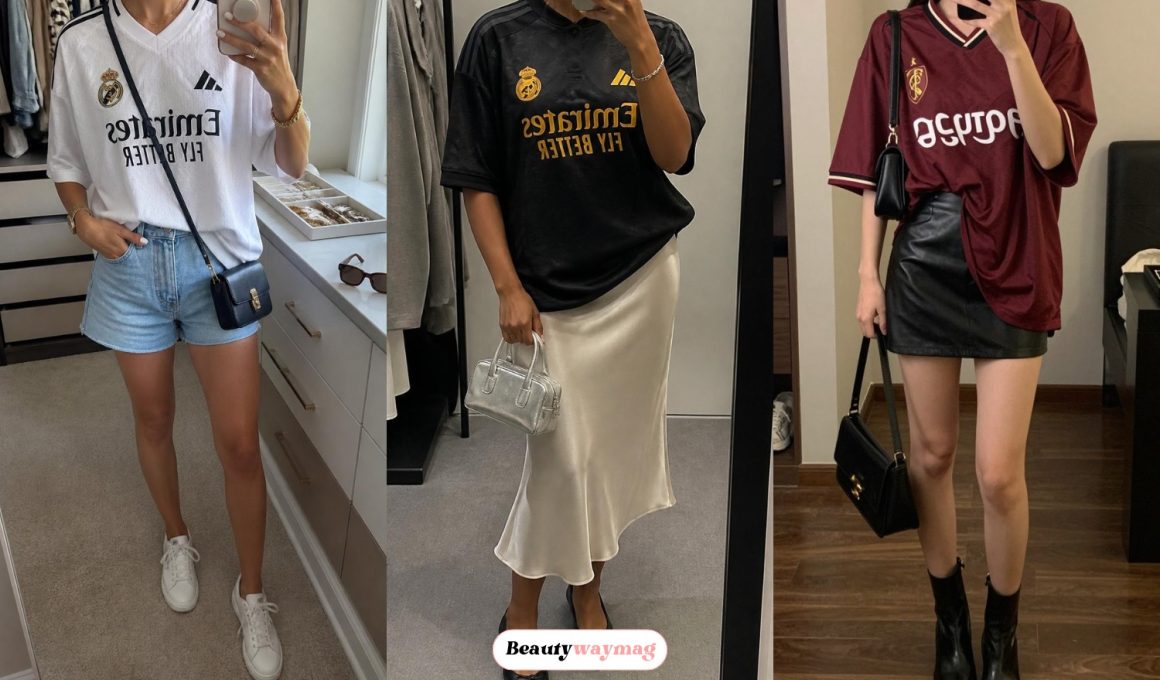 Beautiful Oversized Soccer Jersey Outfits