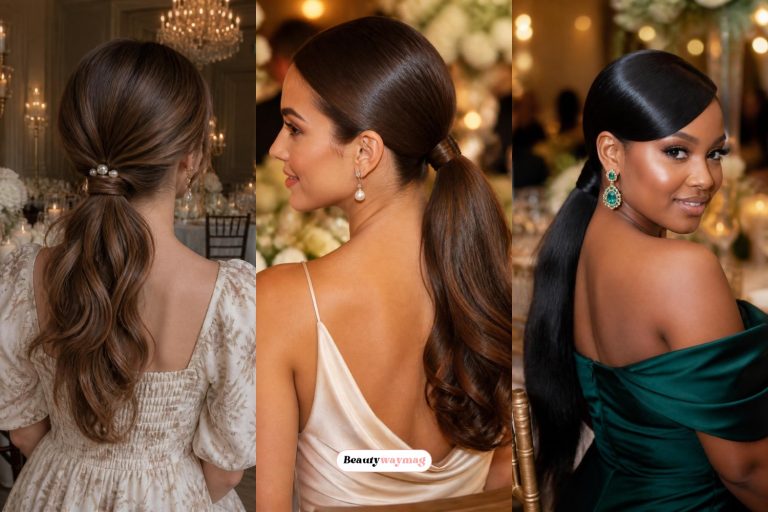 Classy Wedding Guest Ponytail Hairstyles