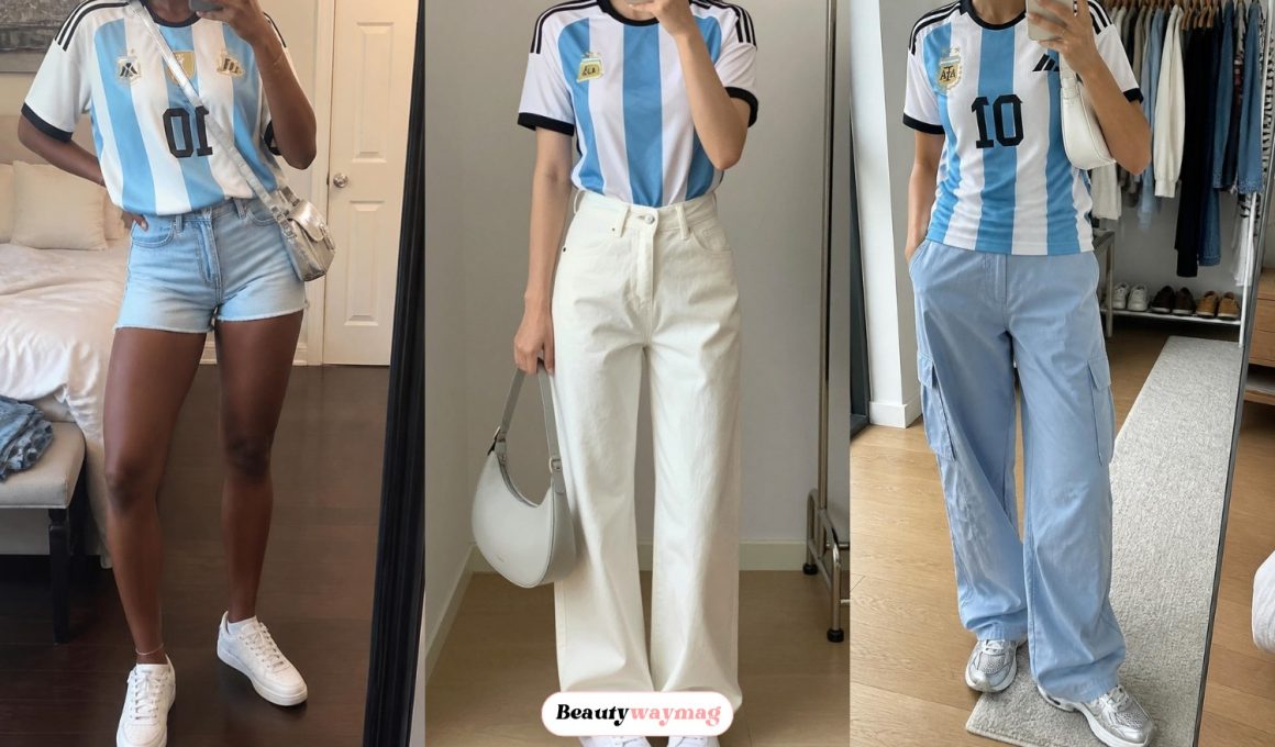 Cute Argentina Jersey Outfits for Women