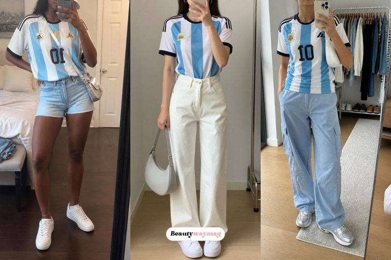 Cute Argentina Jersey Outfits for Women