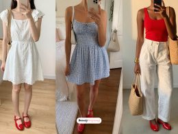 Cute Red Jelly Shoes Outfits