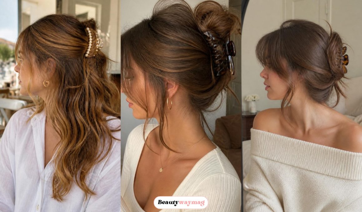 Gorgeous Messy Claw Clip Hairstyles That Will Fit You