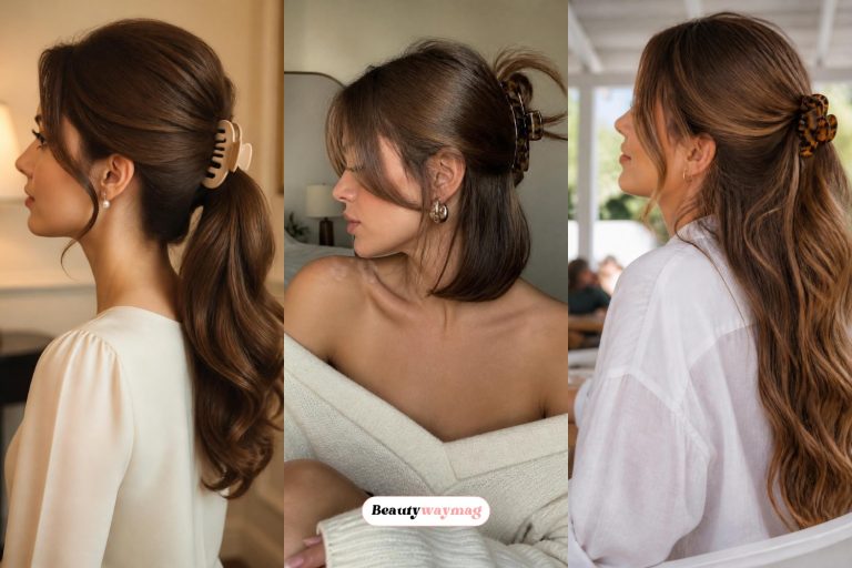 Most Beautiful Banana Clip Hairstyles