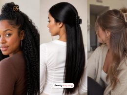Stunning Half Up Half Down Claw Clip Hairstyles