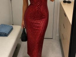Gorgeous Red Cocktail Dress Outfit