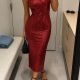 Gorgeous Red Cocktail Dress Outfit