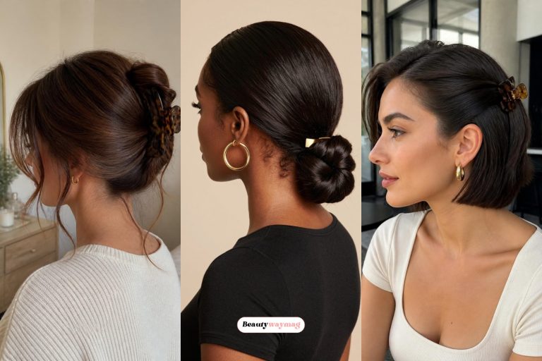 Beautiful Flat Claw Clip Hairstyles