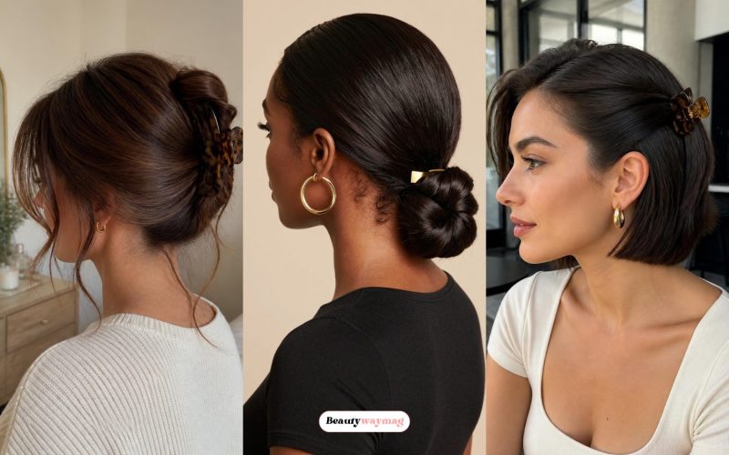 Beautiful Flat Claw Clip Hairstyles