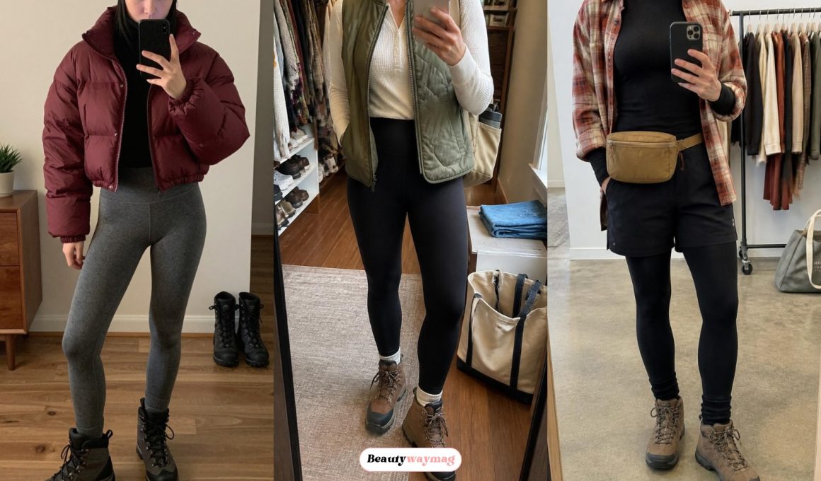 Classy + Comfy Hiking Fall Outfits for Women