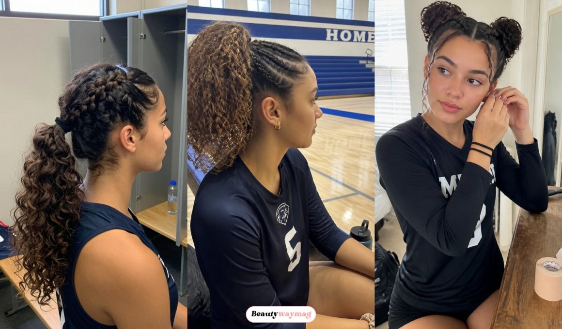 Cute Volleyball Hairstyles for Curly Hair to Try Today