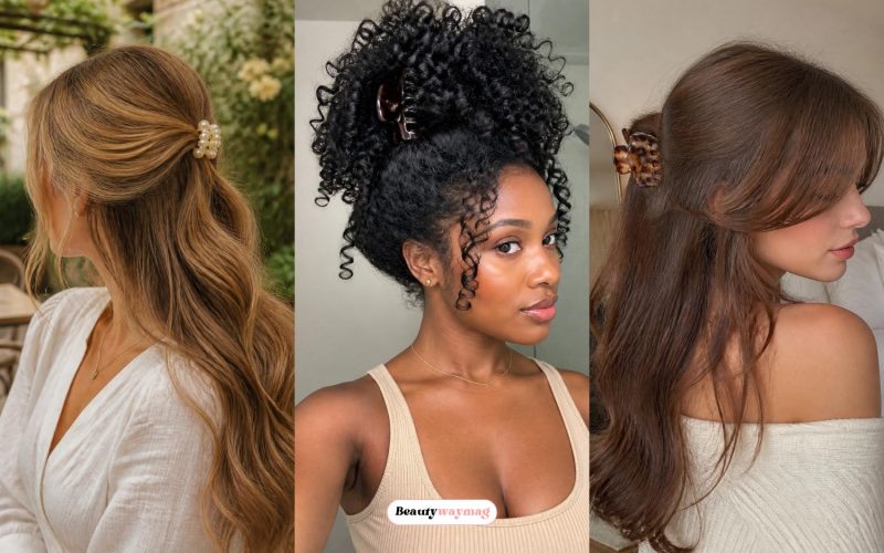 Stunning Claw Clip Hairstyles For Long Hair